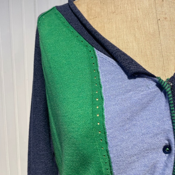 Cropped Cardi - Indigo Combo - Picture 4 of 4